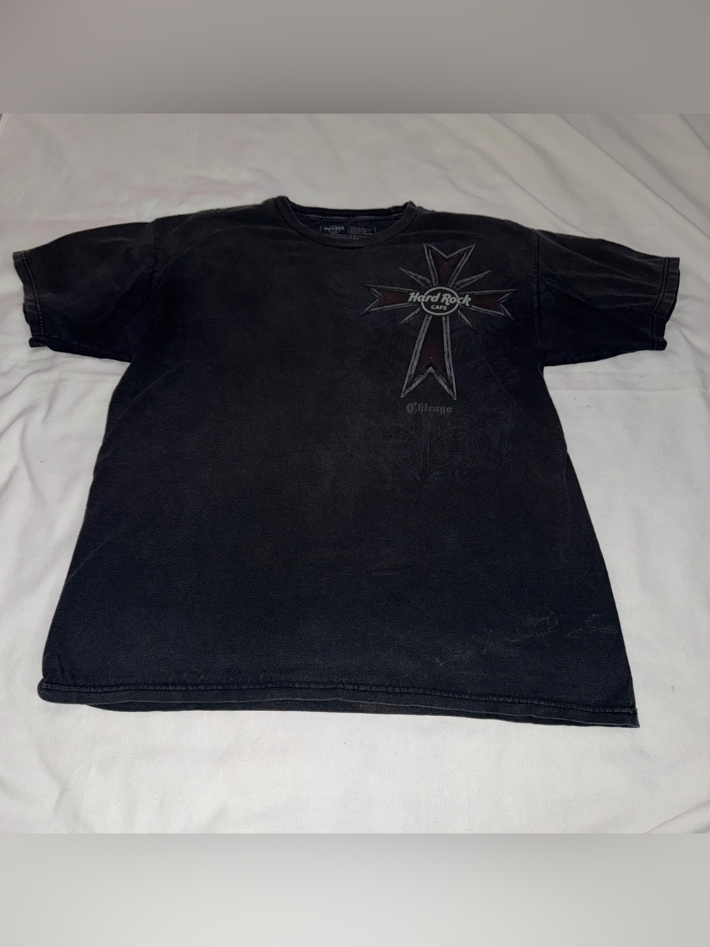 Hard Rock Cafe Black Graphic Short Sleeve Tee